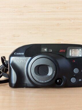Vintage Canon Sure Shot Zoom-S / 35mm Film Camera / Tested & Working